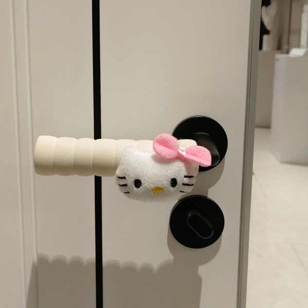 hellokitty Door Handle Protective Cover Anti-static Anti-collision Cute Creative Gift Home