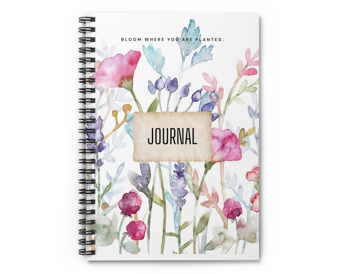 Wunderschönes Blumen Journal