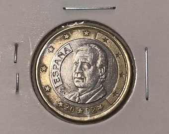 Moneda de 1 euro espana 2002