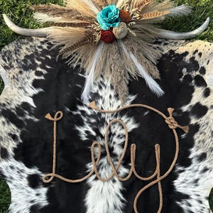 Custom Rope Name Sign: Handcrafted Nursery Decor