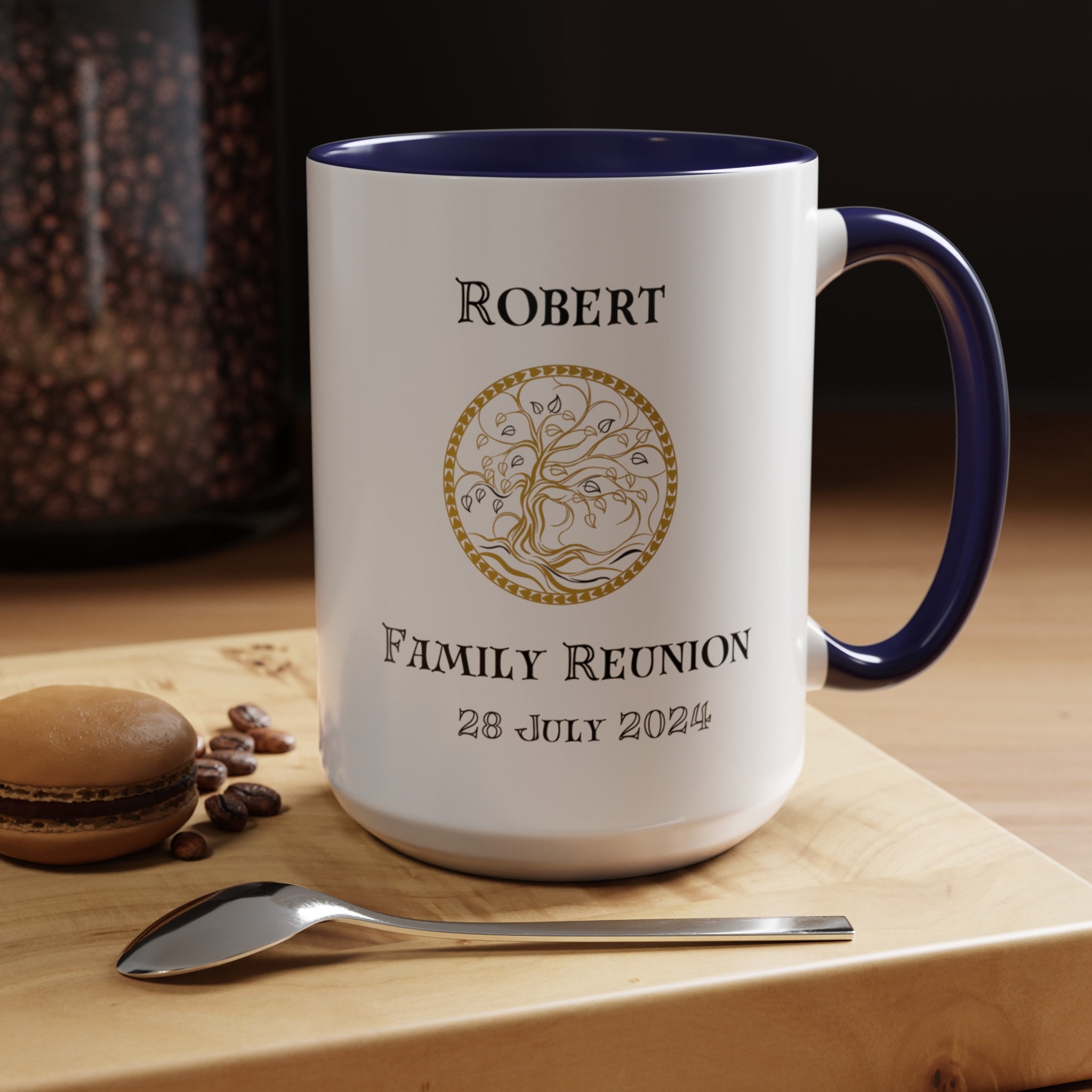 Family Reunion Coffee Cup, Personalized Name Coffee Mug, Family Reunion Gifts, Custom Coffee Mug, Multiple Colors and Sizes Available