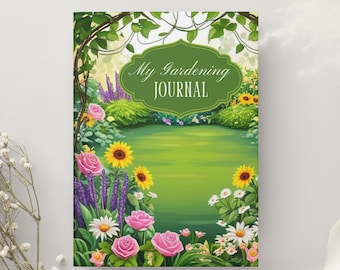 Gardening Journal: Plant Care Tracker, Garden Logbook (5x8 inch)