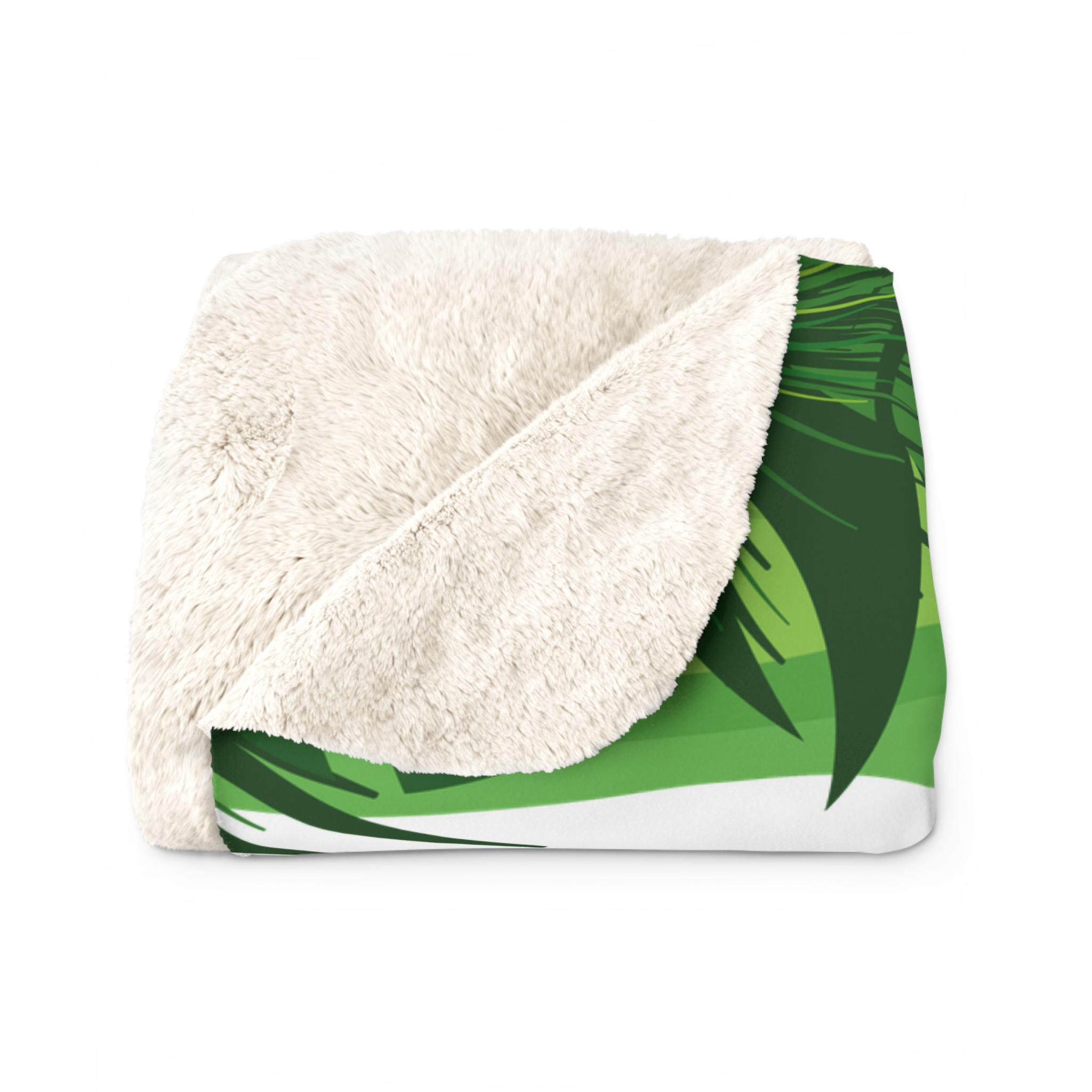 Personalized Green Ribbon Awareness Blanket: Soft Sherpa Support Gift ...