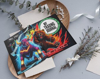 Stock Trading Journal | Trade Logbook | Stock Market Notebook | Trader Gift