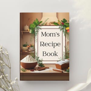 Personalized Recipe Book | Cookbook| Gift for Cook | Gift for Chef | Gift for Foodie | DIY Cookbook | Gift for Mom | Family Recipe Book