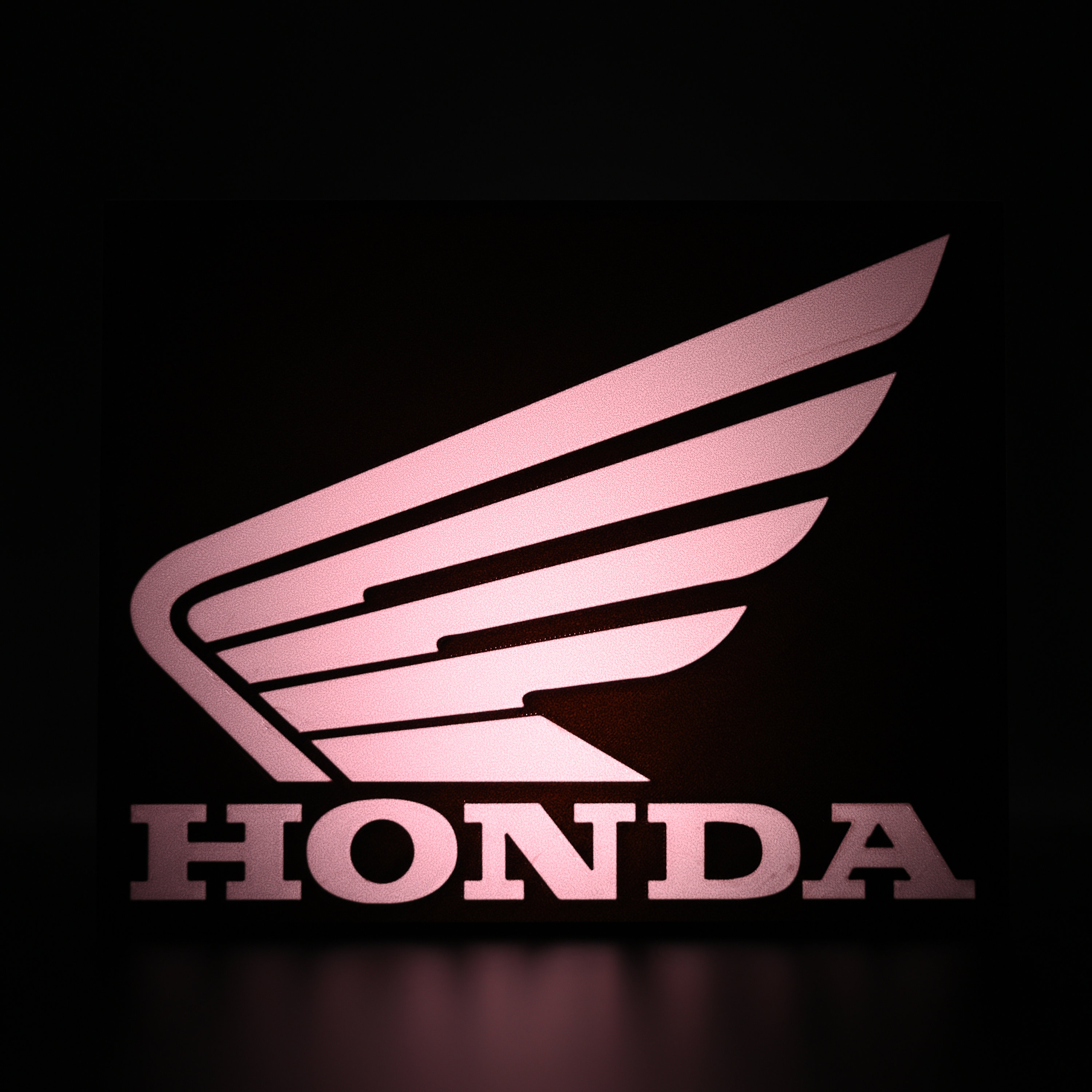 Custom Honda 3D Printed LED Light Box USB Powered With Remote Control ...