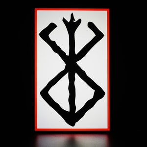 Custom Berserk Symbol - Brand of Sacrifice Lightbox - Anime Inspired LED Lightbox