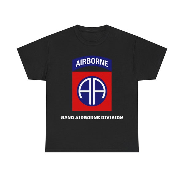 82. Airborne Division T-Shirt Geschenk für Eltern Ehepartner Geschwister Kind All American Fort Bragg North Carolina Soldier Army Veteran