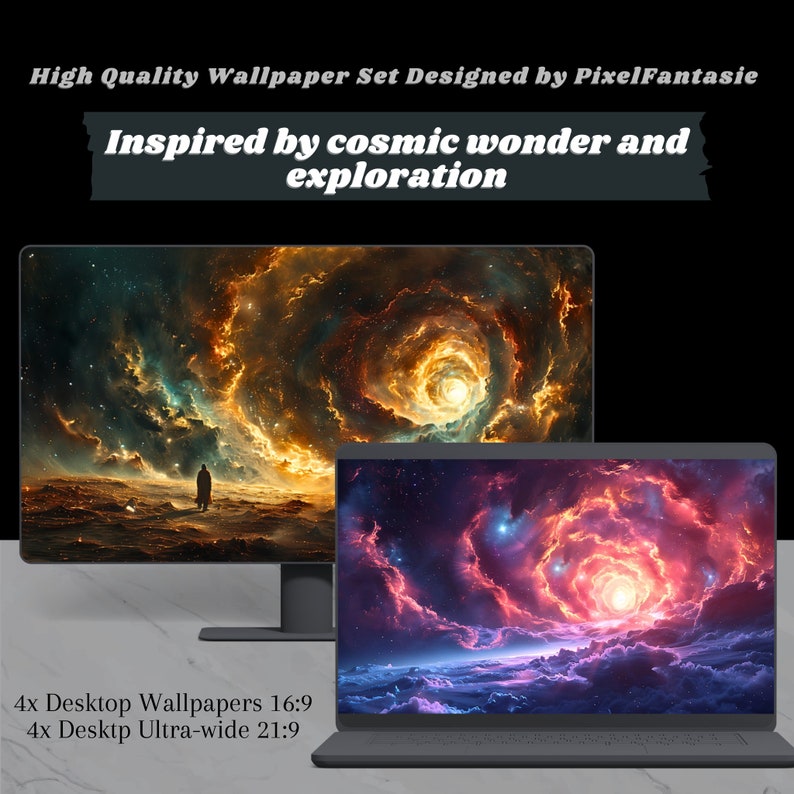 Echoes of the Infinite 12 Phone Wallpapers Aesthetic Cosmic Fantasy