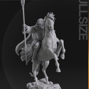 Gandalf El Archivo de Impresión 3D Blanco imagen 4