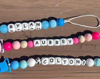Silicone Customizable Pacifier Clips
