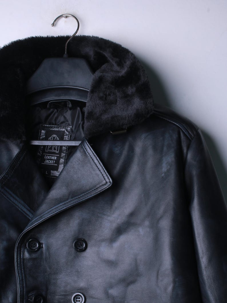 Leon S Kennedy RE9 Jacket, Leon Requiem Black Leather Jacket, Resident Evil Inspired Cosplay Costume image 5