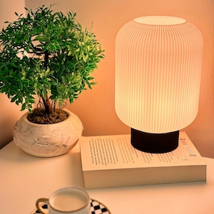 Modern table lamp, Desk lamp, Bedside lamp, Bedside table lamp, Modern lighting, White table lamp, Table lamp, Buffet lamp - Vega