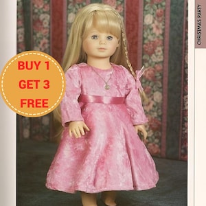 18 inch doll outfits patterns Doll dress pattern Doll nightgown pattern Doll blouse and capris vintage pattern BUY 1 GET 3 FREE pdf English