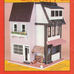 Padrão de casa de boneca em PDF Padrão de casa de boneca fácil de construir em PDF Padrão vintage Construindo casa de boneca para boneca Download instantâneo