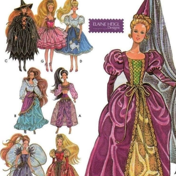 11 1/2 inch Puppenkleidung Schnittmuster 8369 Vintage Schnittmuster Puppenschnitt pdf Puppenkleidung Nähschrank Puppenkleid 11 1/2 inch