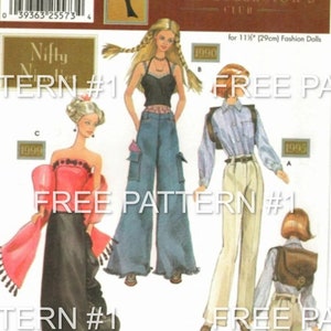 11 1/2 Inch Doll Clothes Pattern in PDF Doll Vintage Dress, Bodice ...