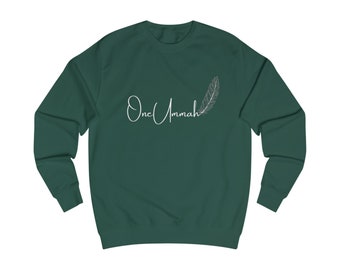 Sweat-shirt One Ummah (sans motif dans le dos)