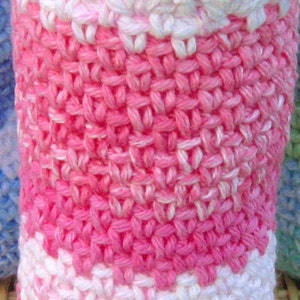 PDF Pattern Crocheted Water Bottle Cozy, Cover, CUSTOMIZE to fit your own bottle image 3