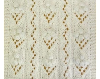 PDF June's Bridal Bouquet Cloth Pattern, from our Seasonal Dishcloth Series - SUMMER Dishcloths