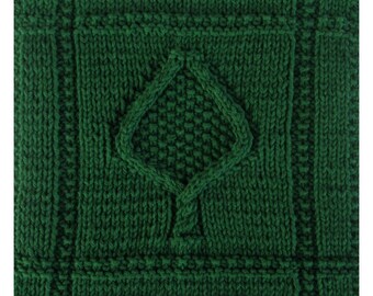 Evergreen tissu motif de PDF novembre, de notre série de torchon saison - automne torchons