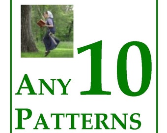 25% OFF ANY 10 CROCHET Patterns -- the Jewell's Handmades