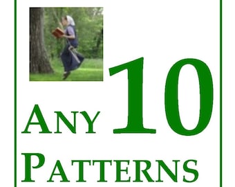 25% OFF ANY 10 CROCHET Patterns -- the Jewell's Handmades