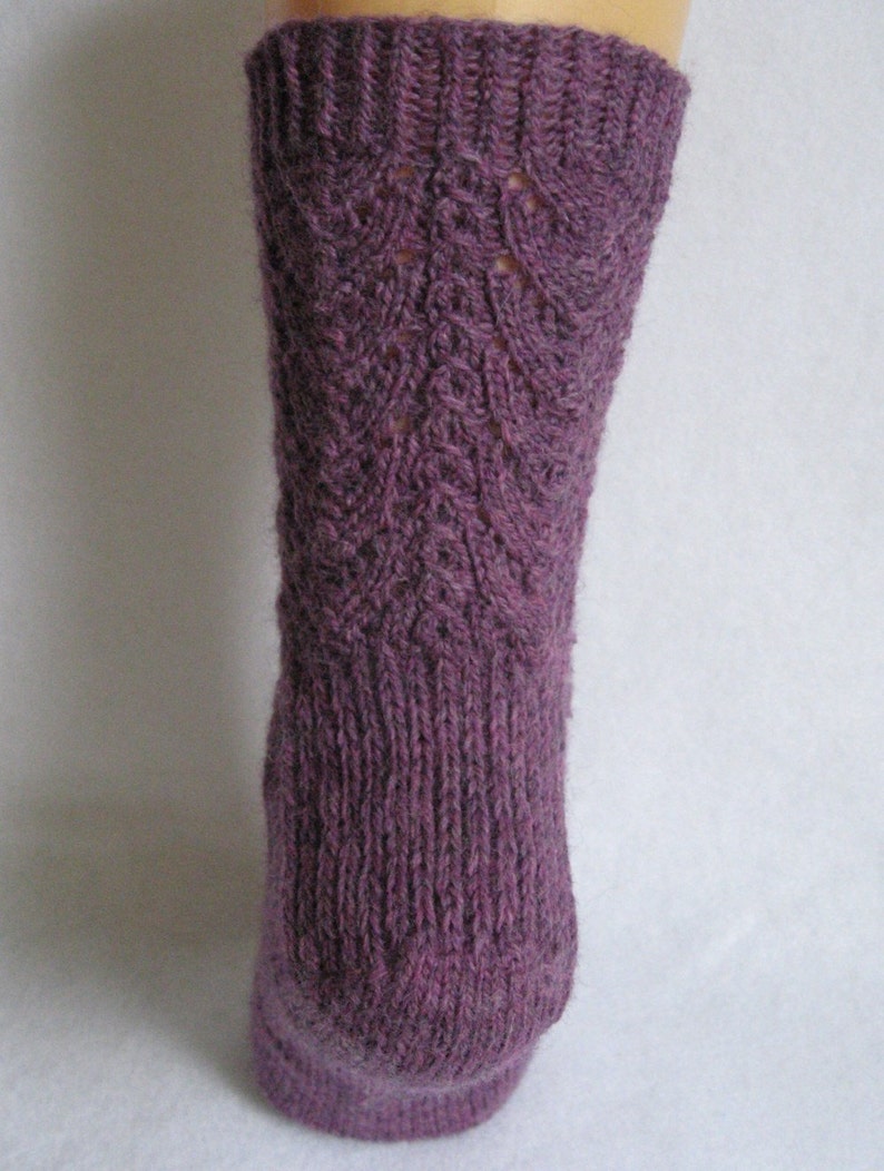 PDF Sock Pattern Fish N Chips Sock Pattern Lace and Cable Etsy