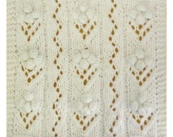 PDF June's Bridal Bouquet Cloth Pattern, from our Seasonal Dishcloth Series - SUMMER Dishcloths