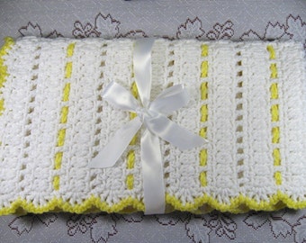 PDF Pattern Crocheted Baby Afghan, CAR SEAT Size and Newborn Size Blanket -- You are My Sunshine