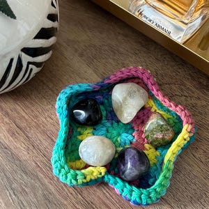 Crocheted Star Tray: Custom Color Choice