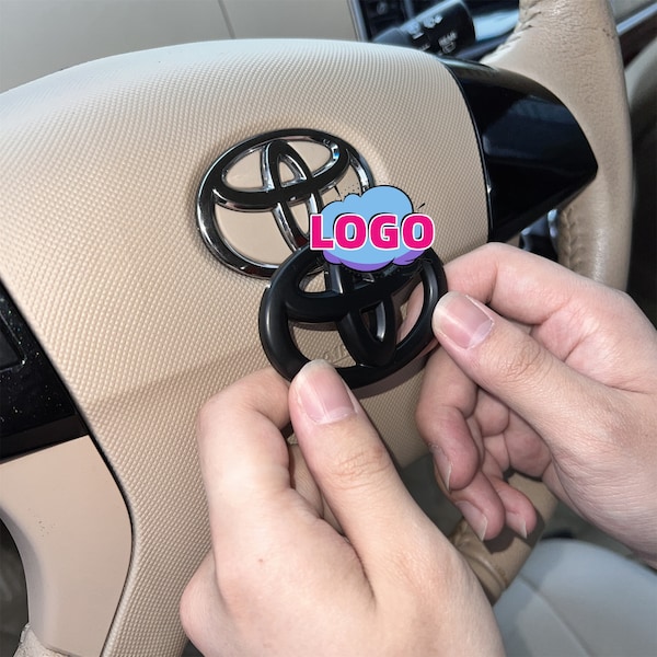 ABS Plastic Stick on Cap for Toyota Steering wheel,fit for all toyota model,rav4/tundra/corolla/camry/Highlander/ tacoma/4runner/