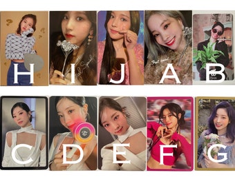 公式 Twice フォトカード Kpop - ナヨン ジョンヨン モモ サナ ジヒョ