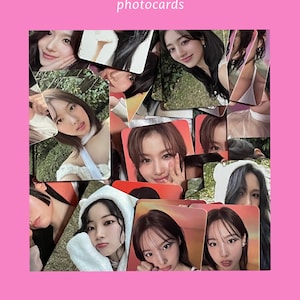 Tarjetas fotográficas oficiales de Twice With YOU-th Kpop - Nayeon Jeongyeon Momo Sana Jihyo Mina Dahyun Chaeyoung Tzuyu ot9