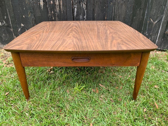 MCM Mid Century Modern LANE 1964 Coffee Side End Table W drawer Style No 1038 17 Etsy UK