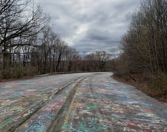 Centralia, PA Graffiti Highway Urbex Abandoned Ghost Town 4X6 8X10 Photo 2019 Glossy Matte or Metallic