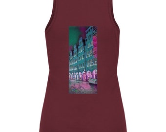 LOVEYOURTOWN - Camiseta de tirantes orgánica para mujer