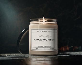 Luxury Cussing Candle - Cockwomble