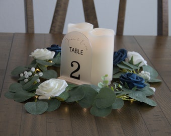 Wreath Wedding & Event Centerpieces | Floral Light Up Centerpieces