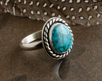 Egyptian Turquoise Beaded Ring