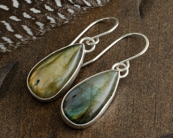 Labradorite Drop Earrings