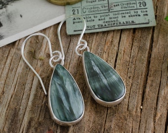 Seraphinite Drop Earrings