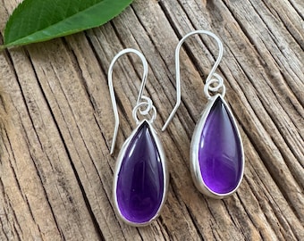 Amethyst Drop Earrings