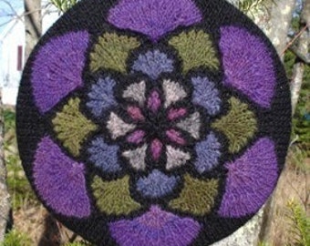 Stained Glass Window Hat/Art - knit