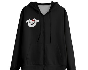 TRUKITTY-All-Over Print Unisex Pullover Hoodie With Zipper Closure | 310GSM Cotton