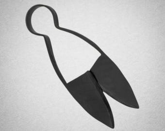 Forbici medievali forgiate a mano – Forbici vichinghe – Strumento per la rievocazione medievale