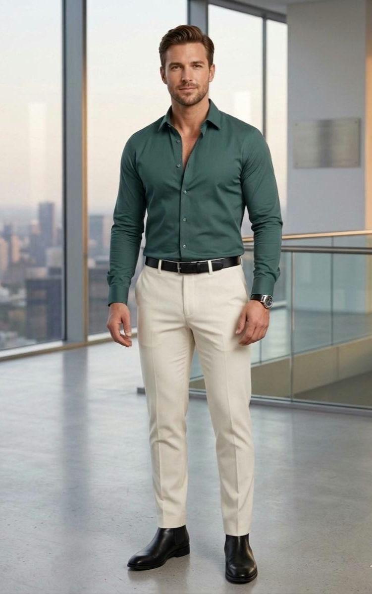 green emerald velvet dress Emerald Green Solid Satin Men's Long Sleeve Dress Shirt, L