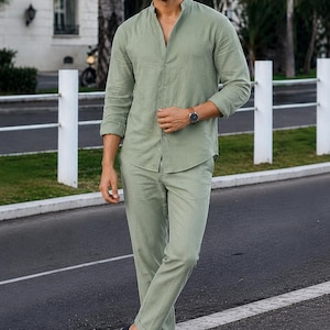 big and tall sage green dress shirt The Classic Oxford Shirt | Sage Green