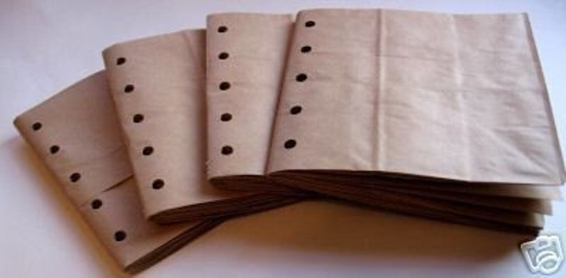 6X6 SEWN paper bag scrapbook albums/piecing 4 BROWN books image 1