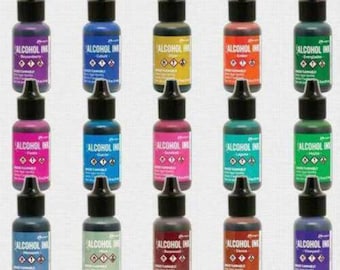 Tim Holtz Alcohol Ink 15 Color Bundle Newest release Ranger Lot